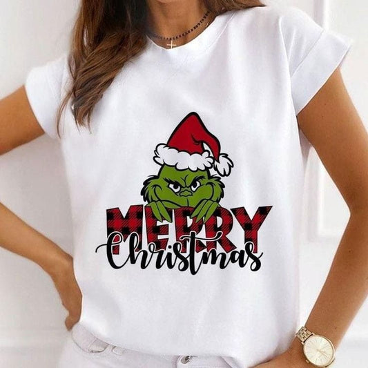 Camiseta Navideña Merry Christmas Grinch